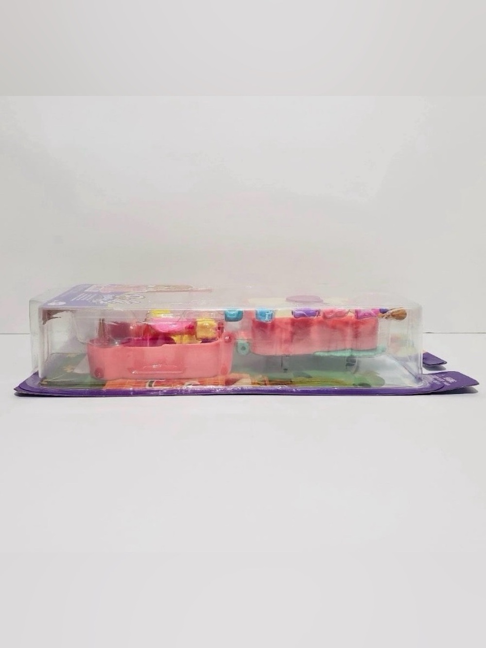 🆕 Polly Pocket Cutie Bear Picnic Mini Playset with 1 Micro Doll & 8 Accessories - Picture 7 of 10